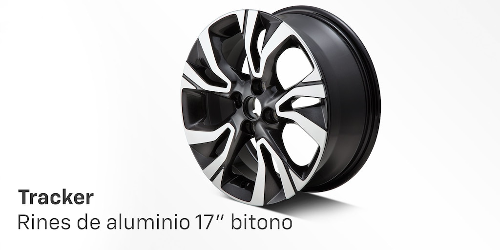 Accesorios Originales Chevrolet® Tracker Rines de aluminio 17" bitono